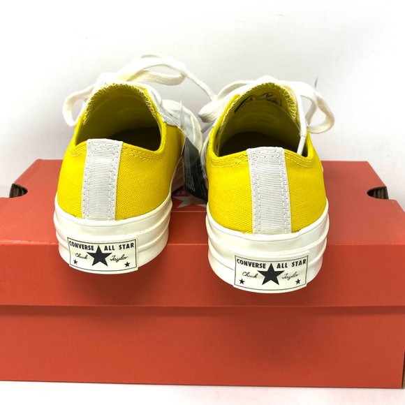 💖MEGA SALE💖Converse CHUCK 70 Low Yellow Egret Suede Shoes Women's 5.5 168609C - Picture 5 of 13